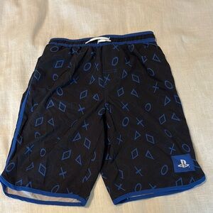 Sony Kids Swim Trunks - Black and Blue